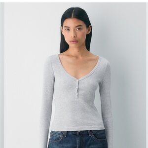 Aritzia TNA Henley Longsleeve